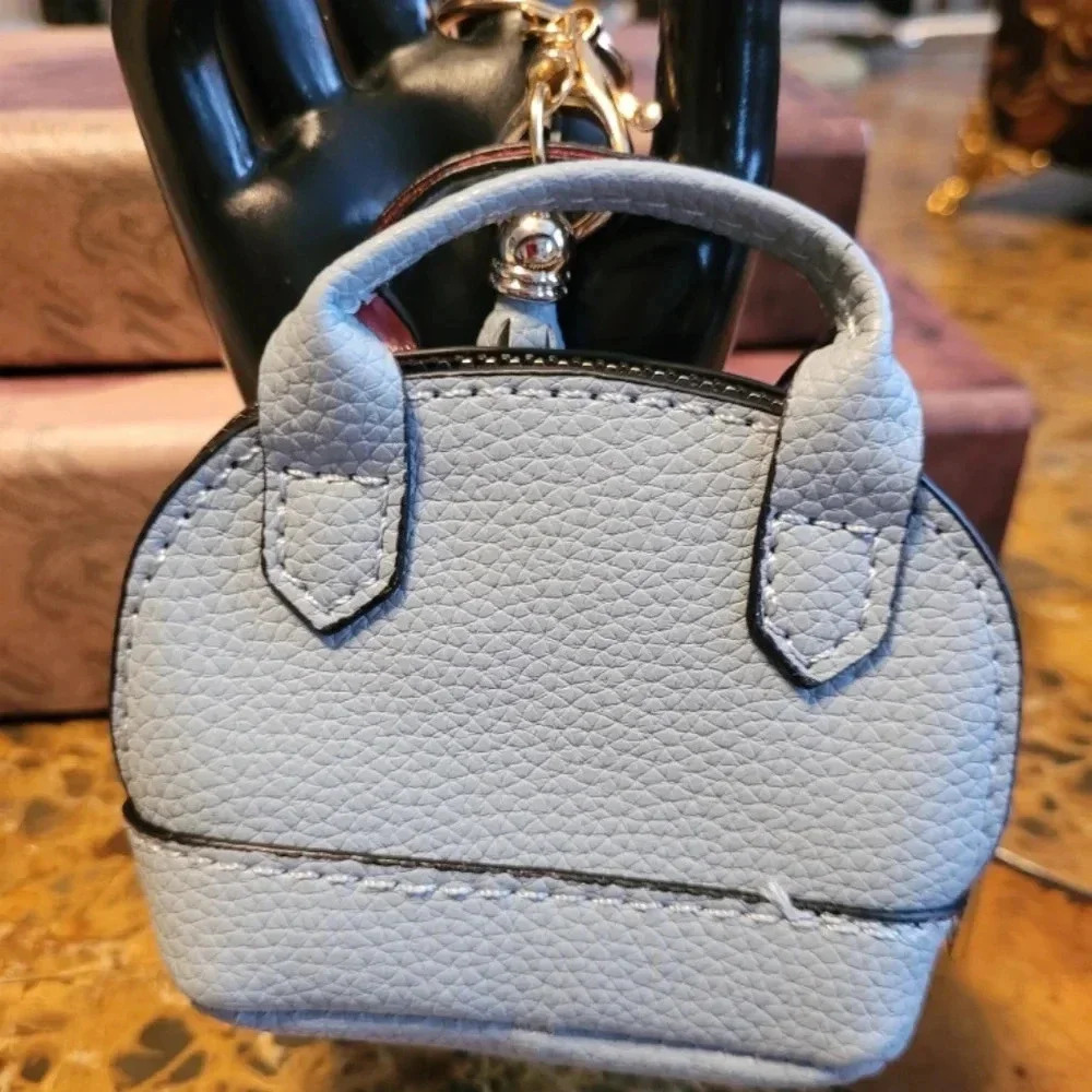 Elegant Light Blue Mini Handbag iPad case - Picture 7 of 9